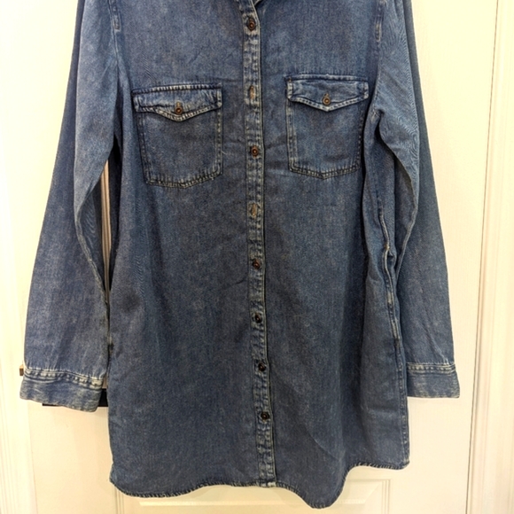 Forever 21 - Denim Woven Shirt Dress - Picture 3 of 12
